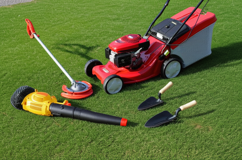 Professional lawn care equipment