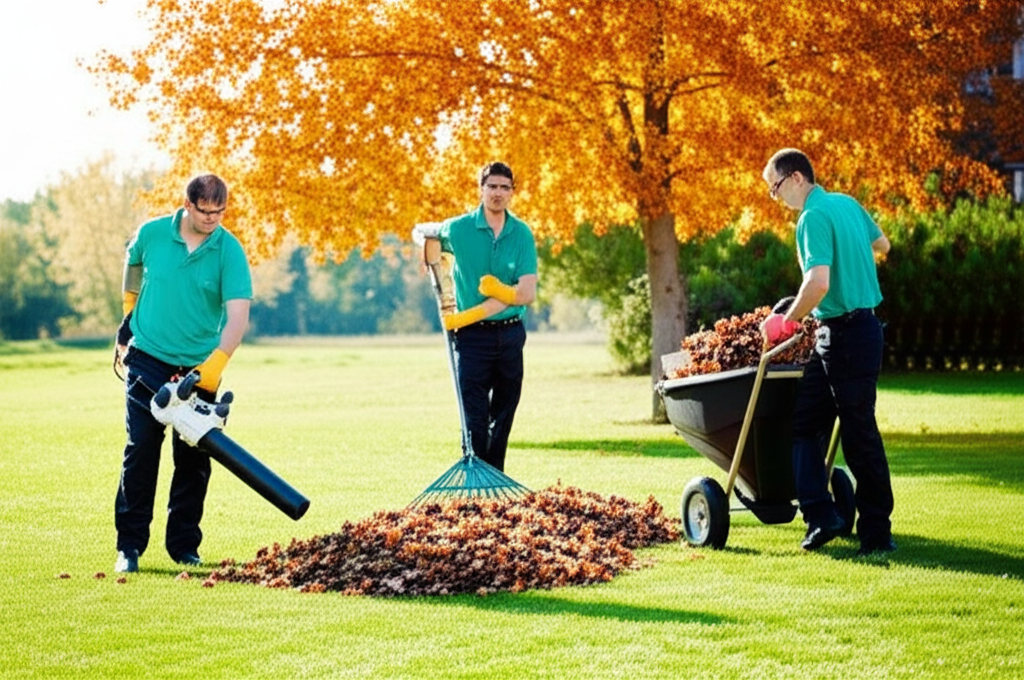 Professional seasonal clean-up service